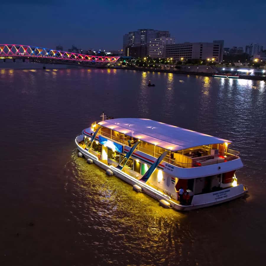 River Cruise In Ahmedabad, India.