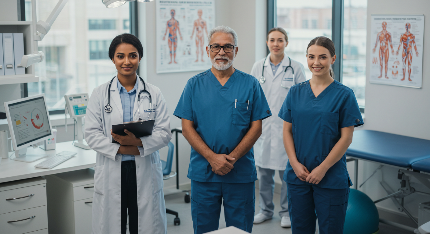 A team of senior consultant doctors