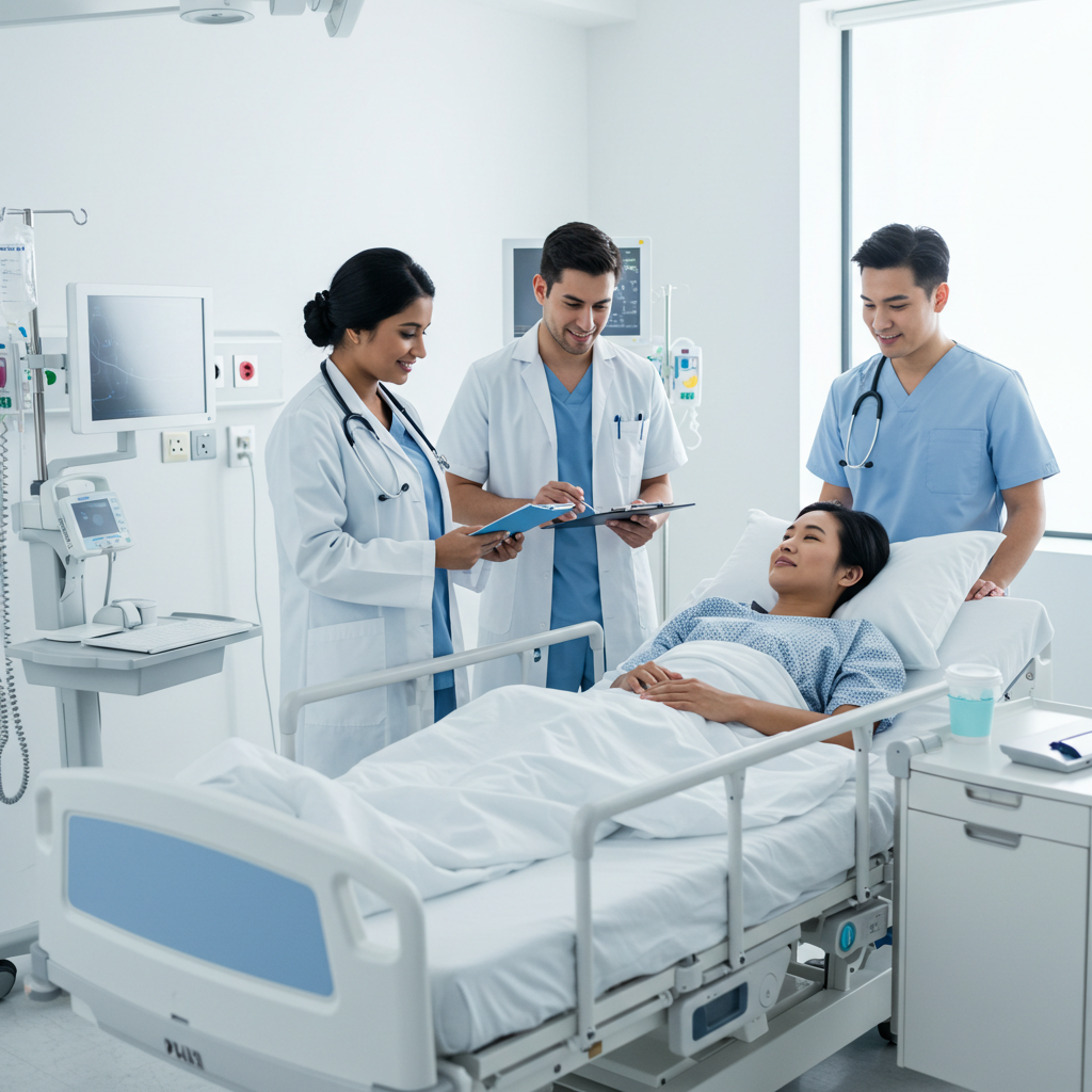 World Class Patient Care. Patient given first class service and care