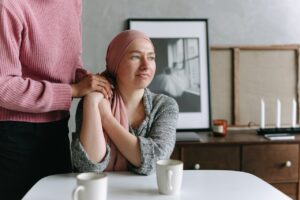 Doctor advising exercise for colon cancer prevention