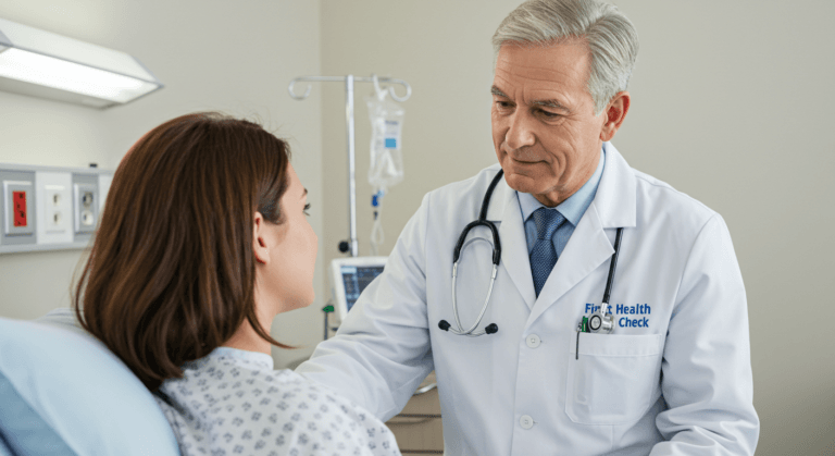 Doctor and Patient - First Health Check Blog