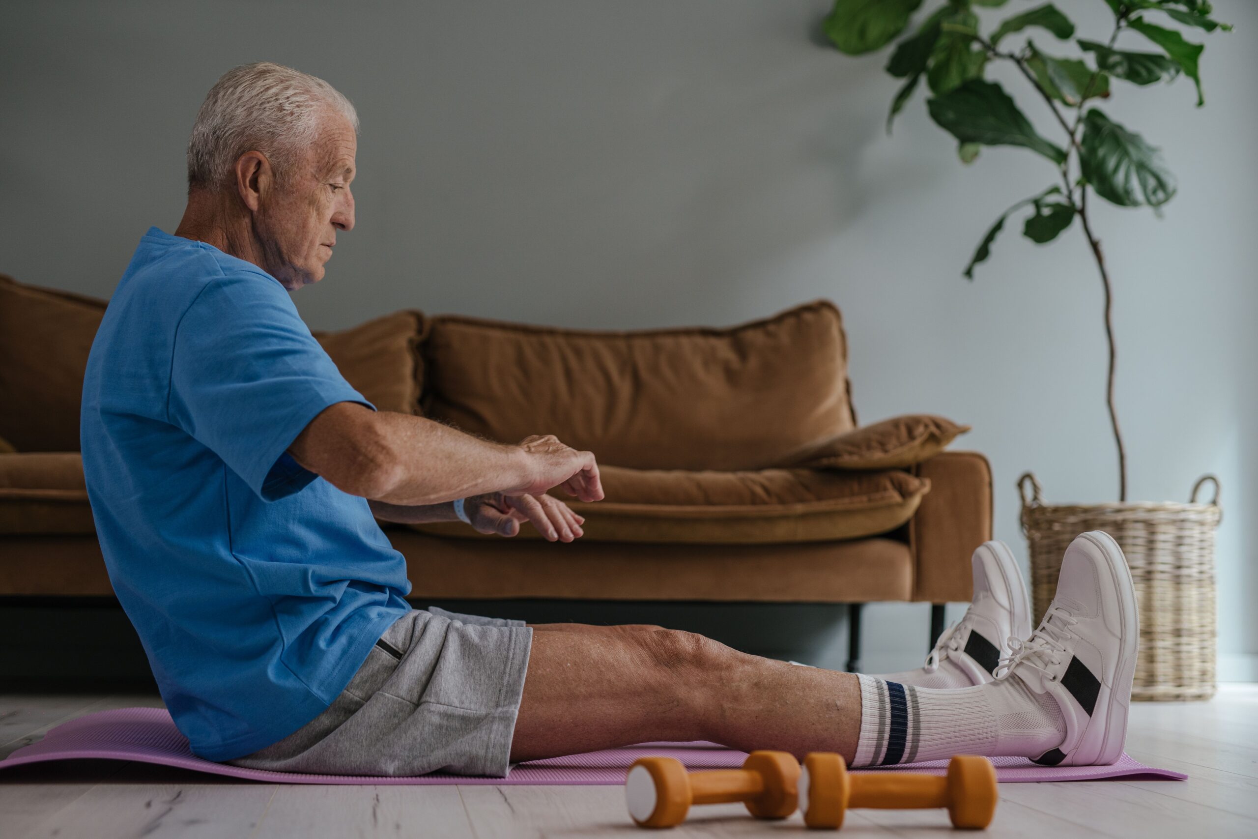 men's health screening - man over 60 prioritising his physical health and wellbeing