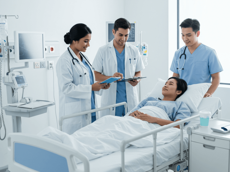 World Class Patient Care. Patient given first class service and care
